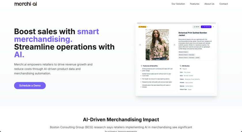 Merchi.ai Website Merchi.ai Website