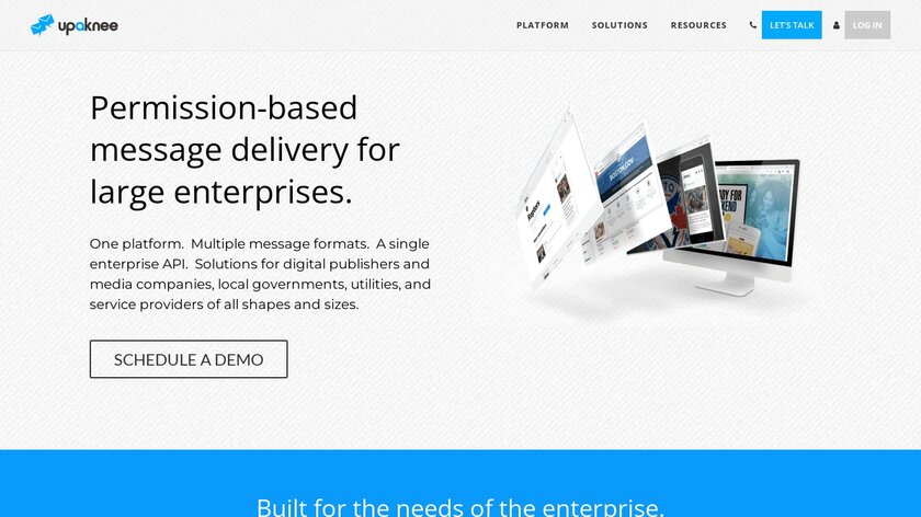 Upaknee Landing Page