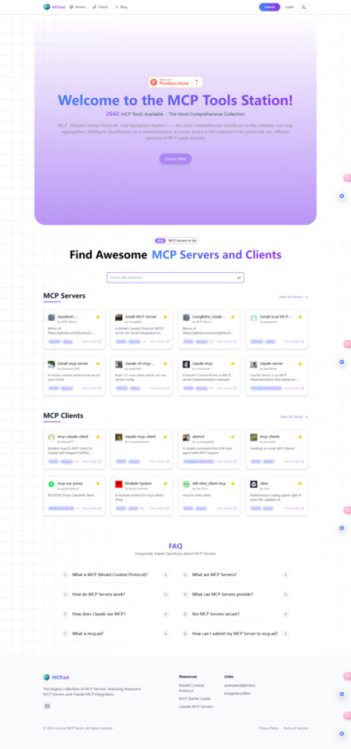 MCP.ad Landing Page