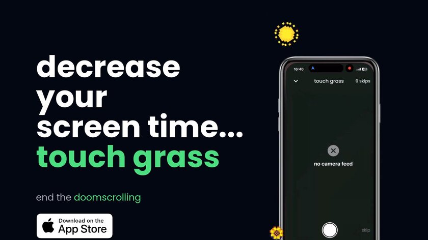 Touch Grass Landing Page