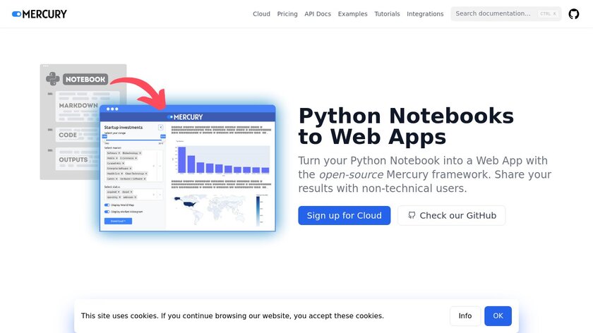 Mercury framework Landing Page