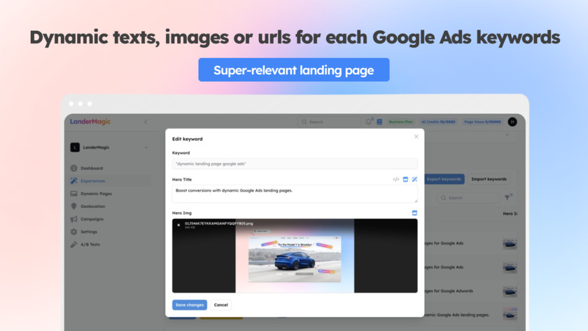 LanderMagic Landing Page