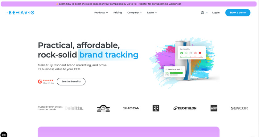 Behavio Landing Page Behavio Landing Page