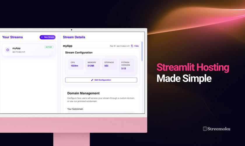 Streamoku Landing Page