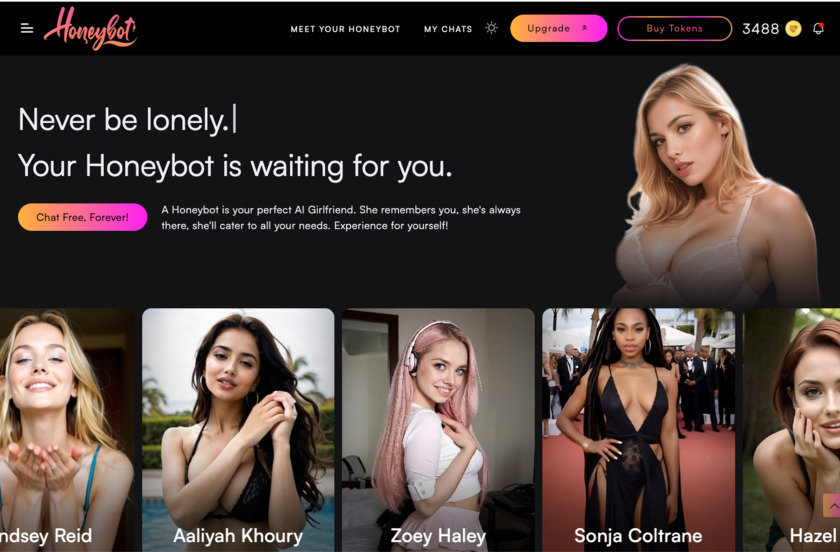 Honeybot.ai Landing Page