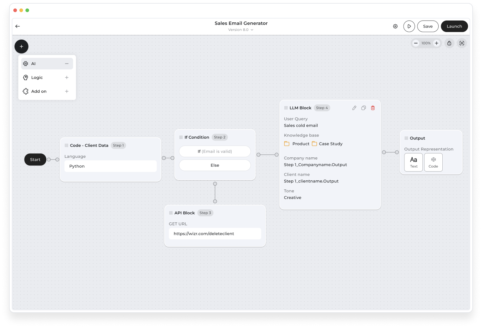 Wizr AI Wizr AI – AI Studio: AI-Powered Enterprise Workflow Automation