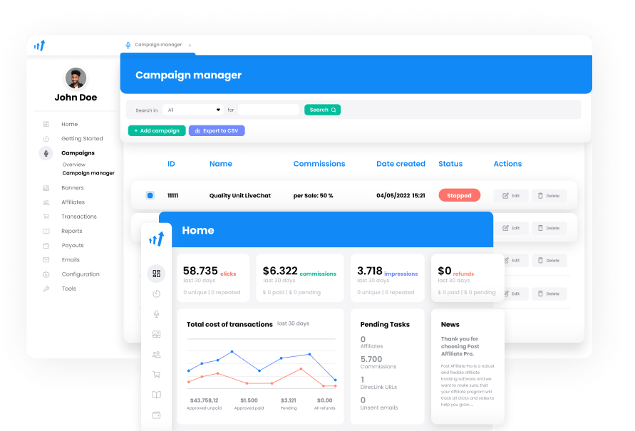 Post Affiliate Pro 