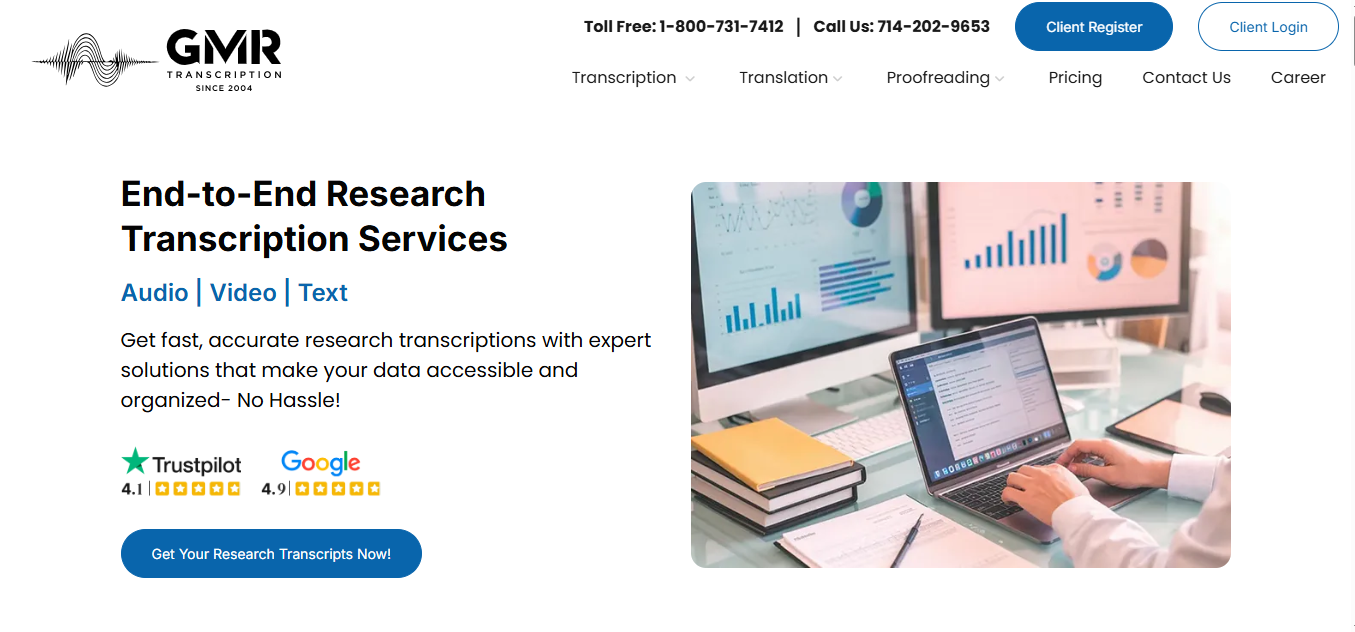 GMR Transcription Research Transcription 