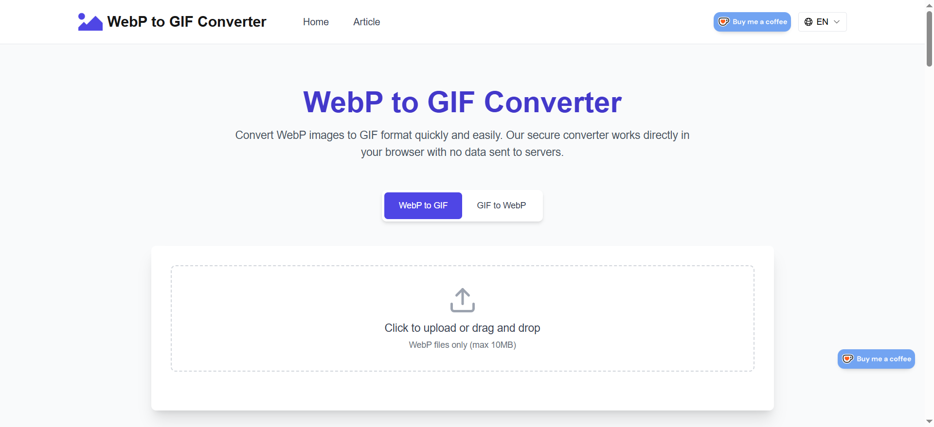 WebPtoGIF.net 