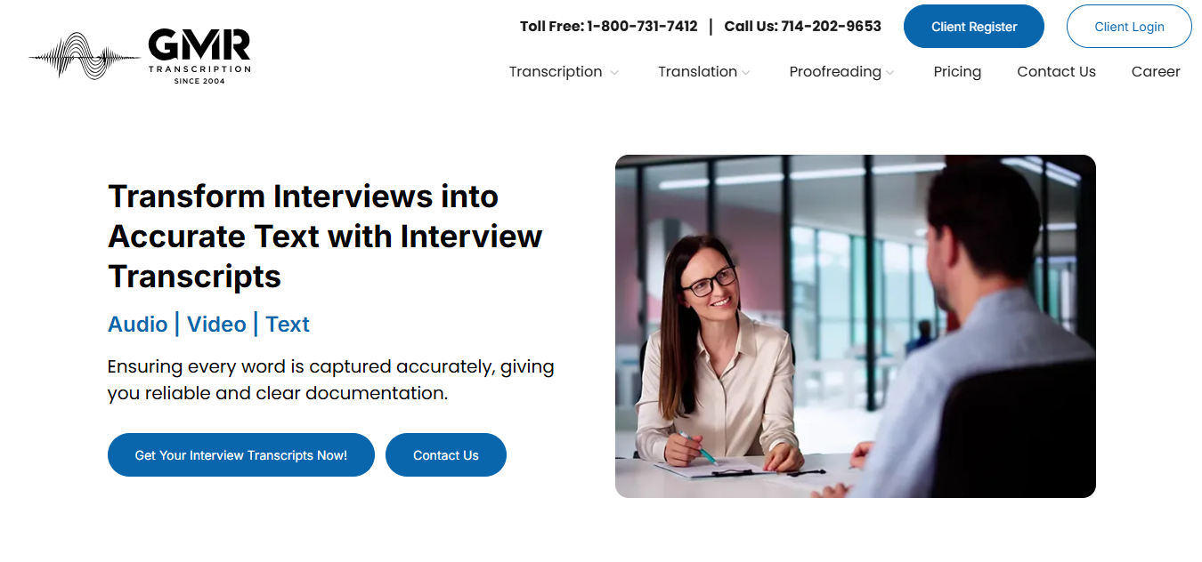 GMR Transcription Interview Transcription