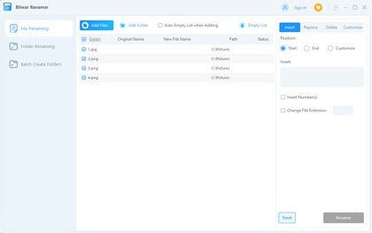 Bitwar Renamer image