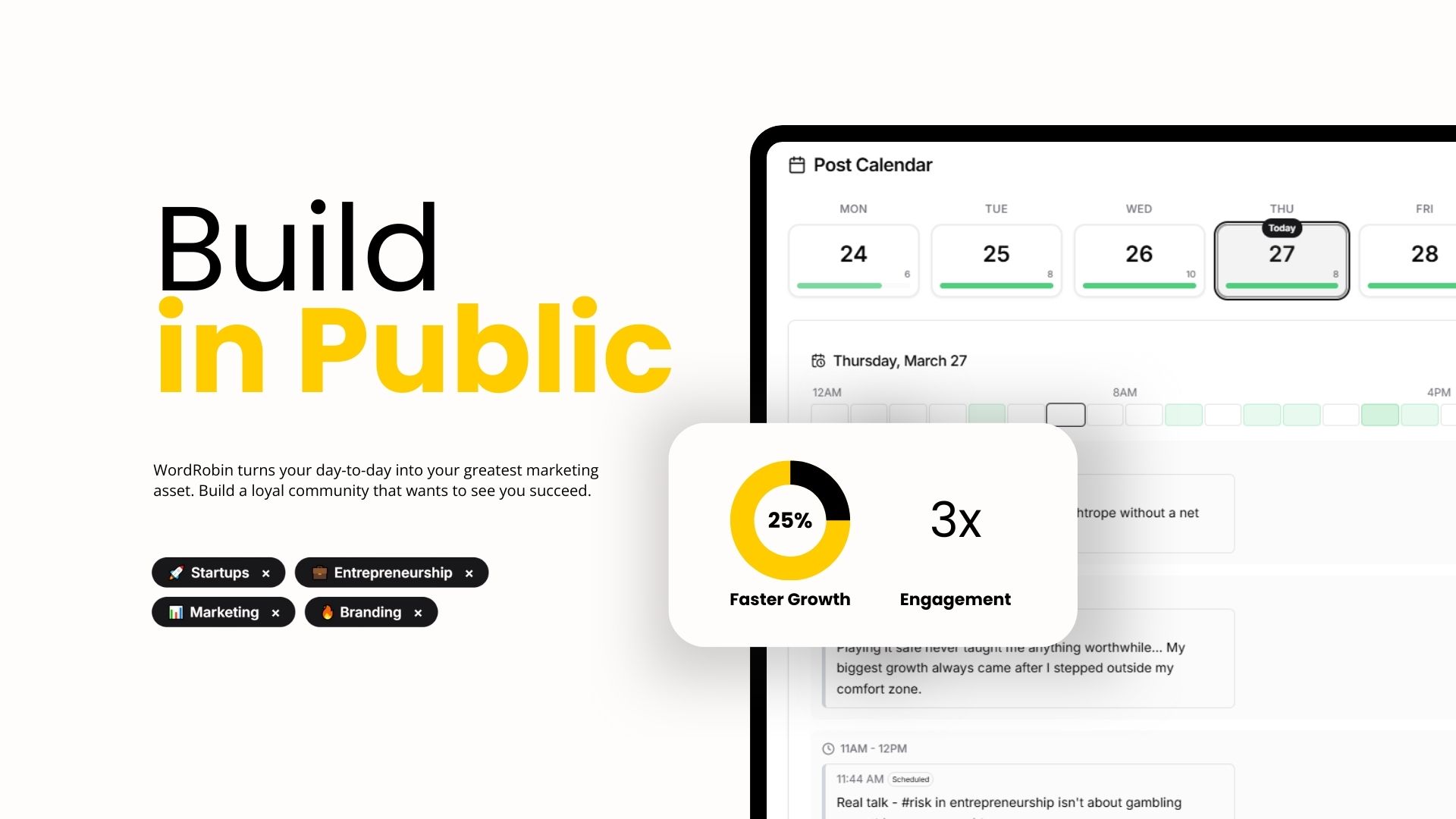 WordRobin Build in Public