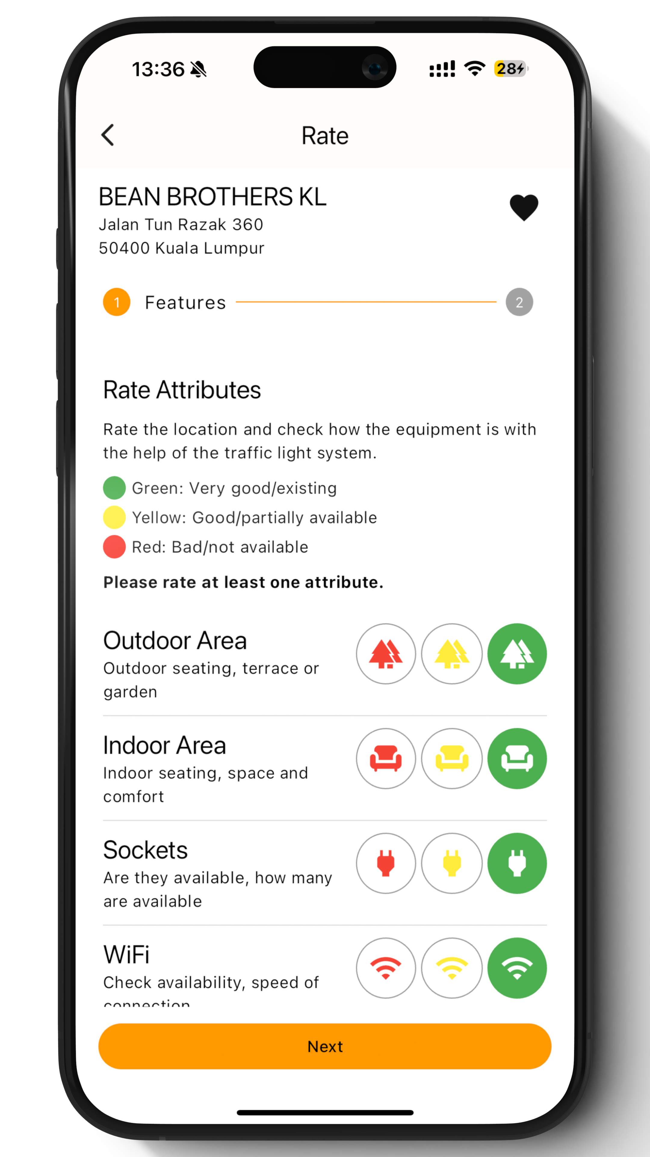 Twork App Ratings View