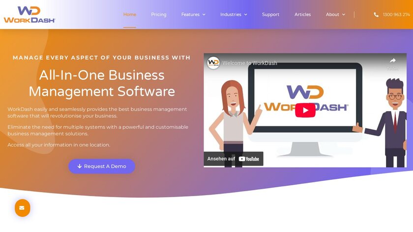 WorkDash Landing Page WorkDash Landing Page