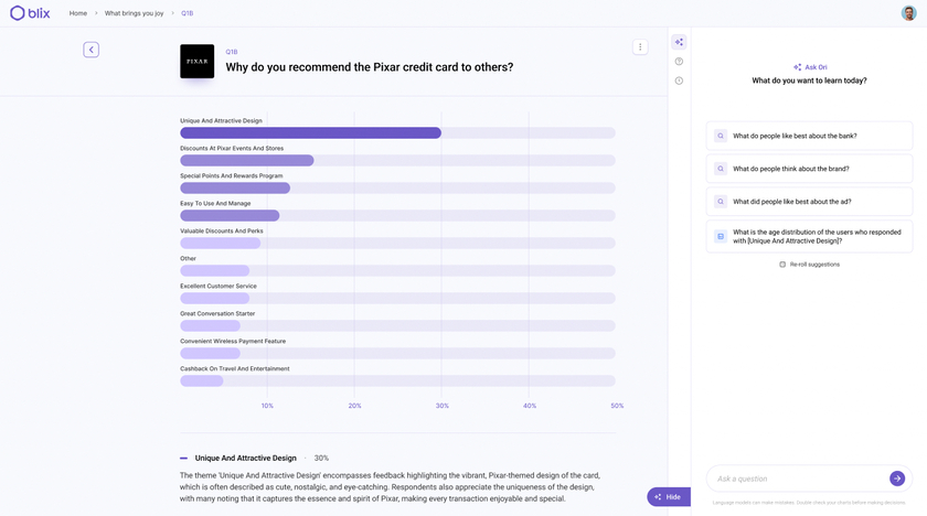 Blix AI Landing Page