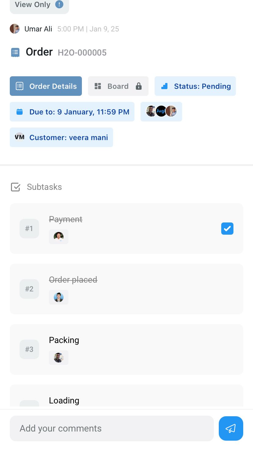 JUGL Jugl Order Management 