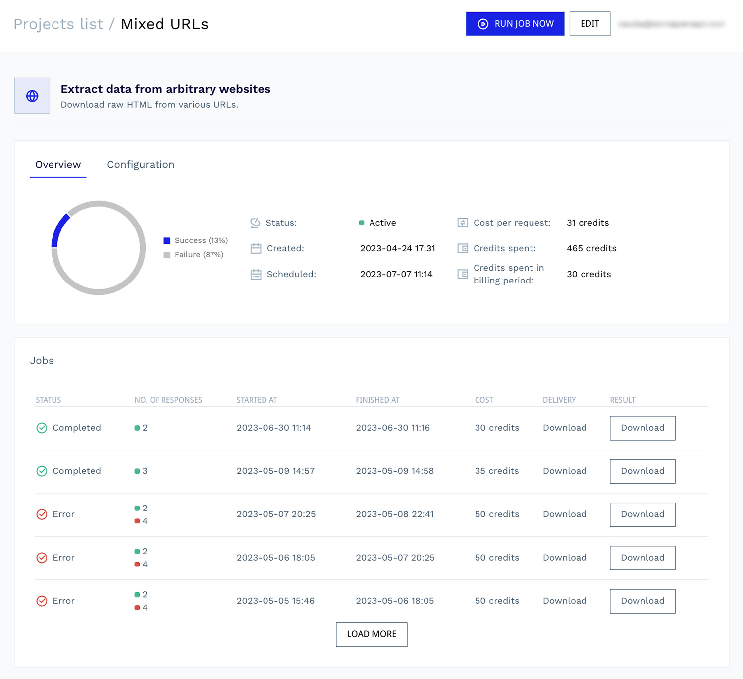 Scraper API 