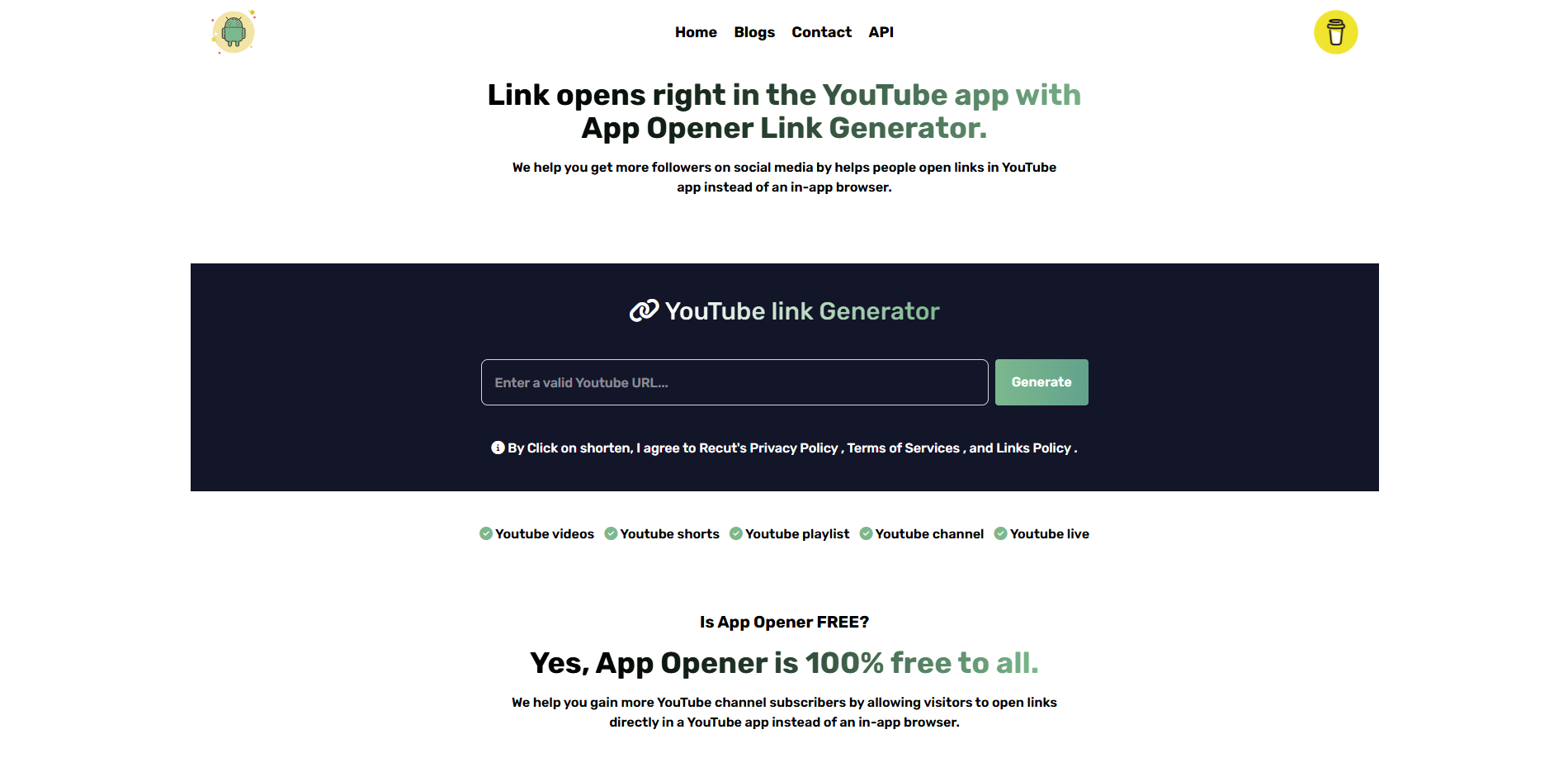 App Opener Link Generator 