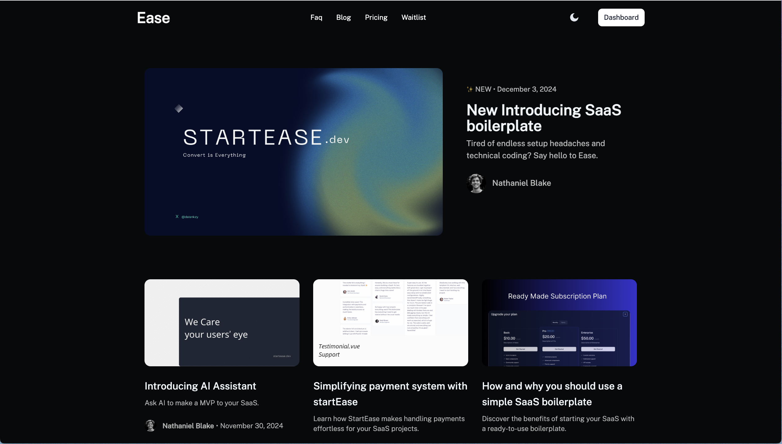 StartEase.dev 