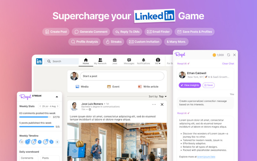 Reepl.io Landing Page