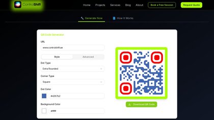 ControlShift QR Code Generator image