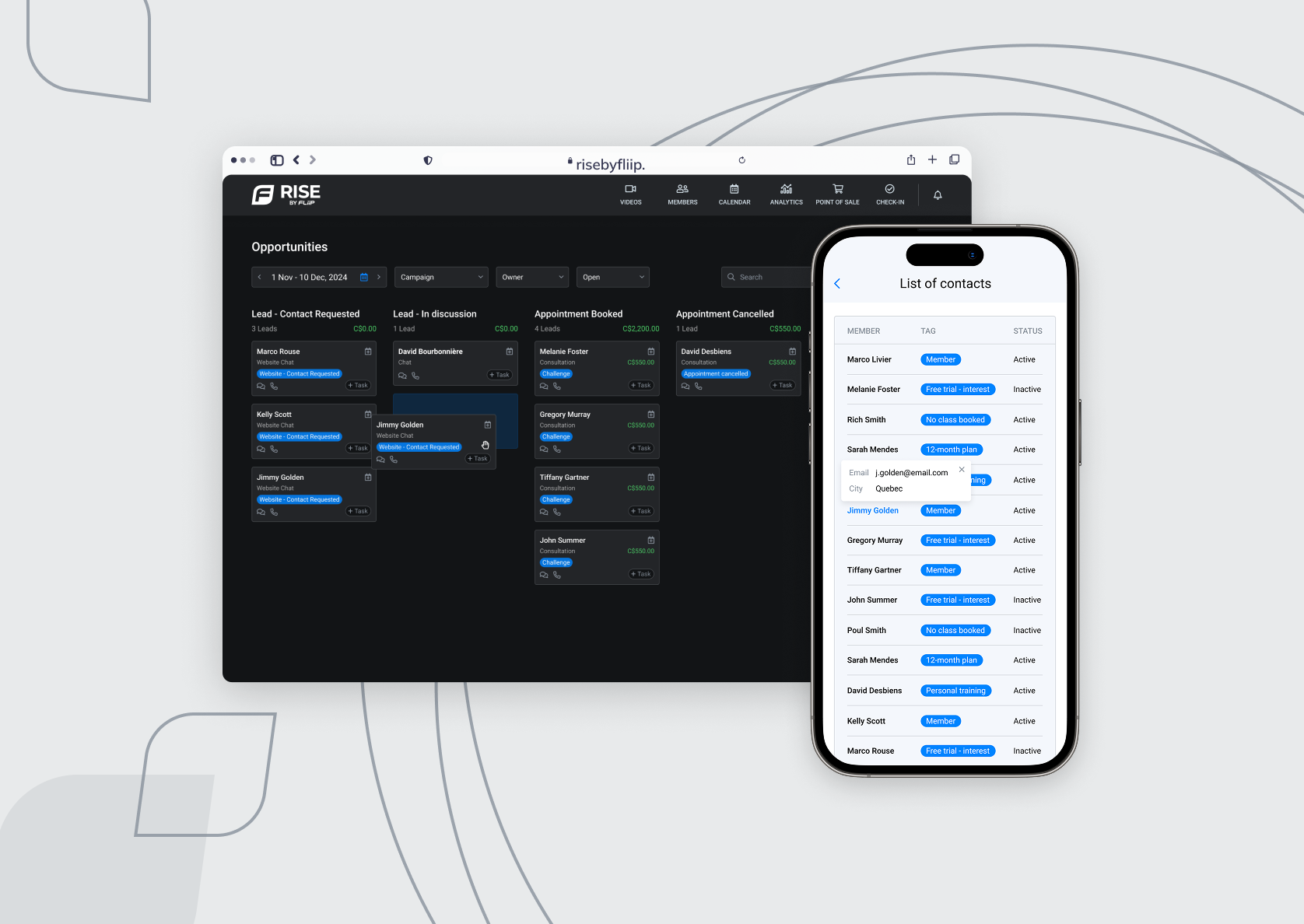 FLiiP Manage customer journeys
