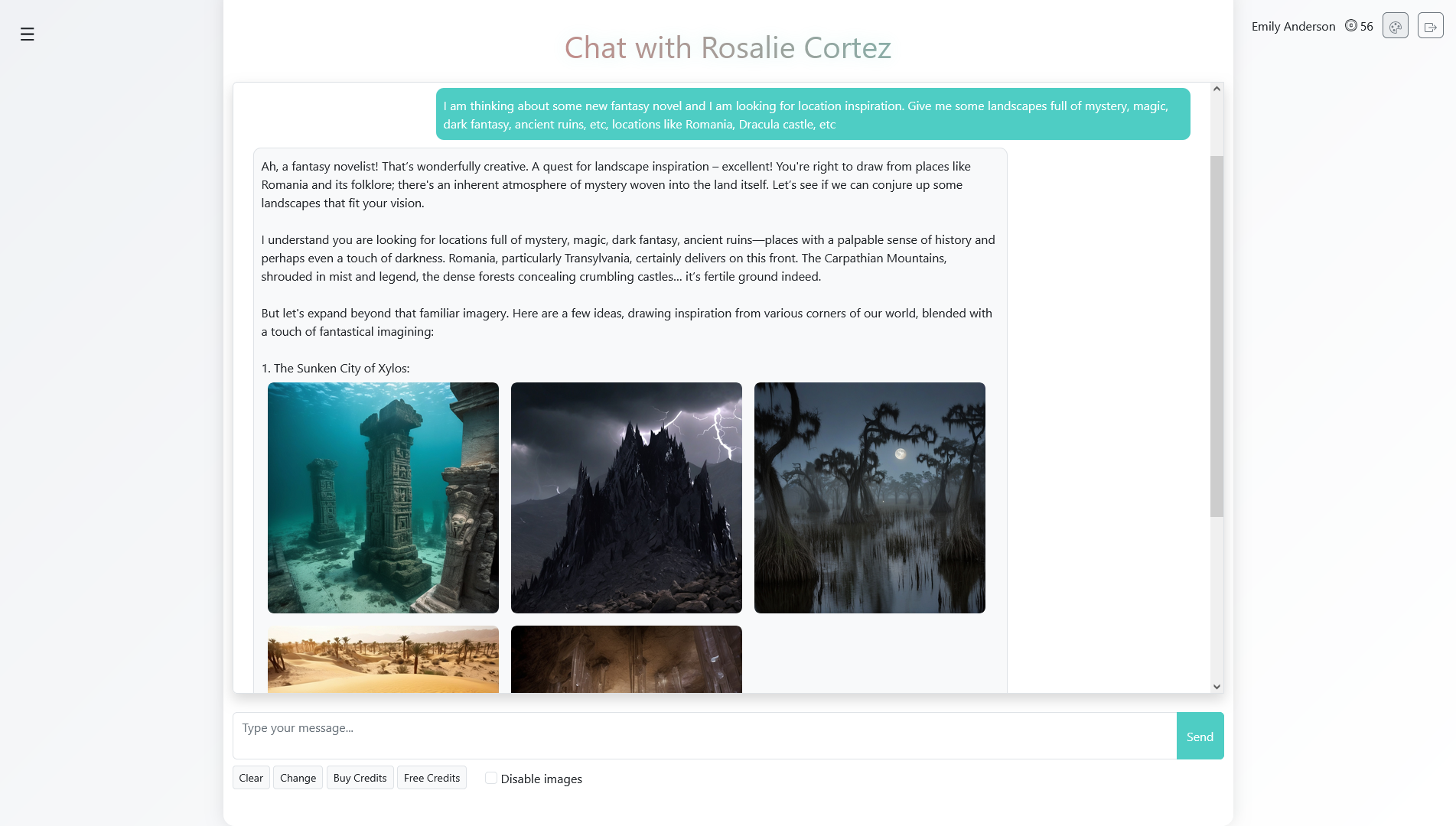 Expert Comments Chat window