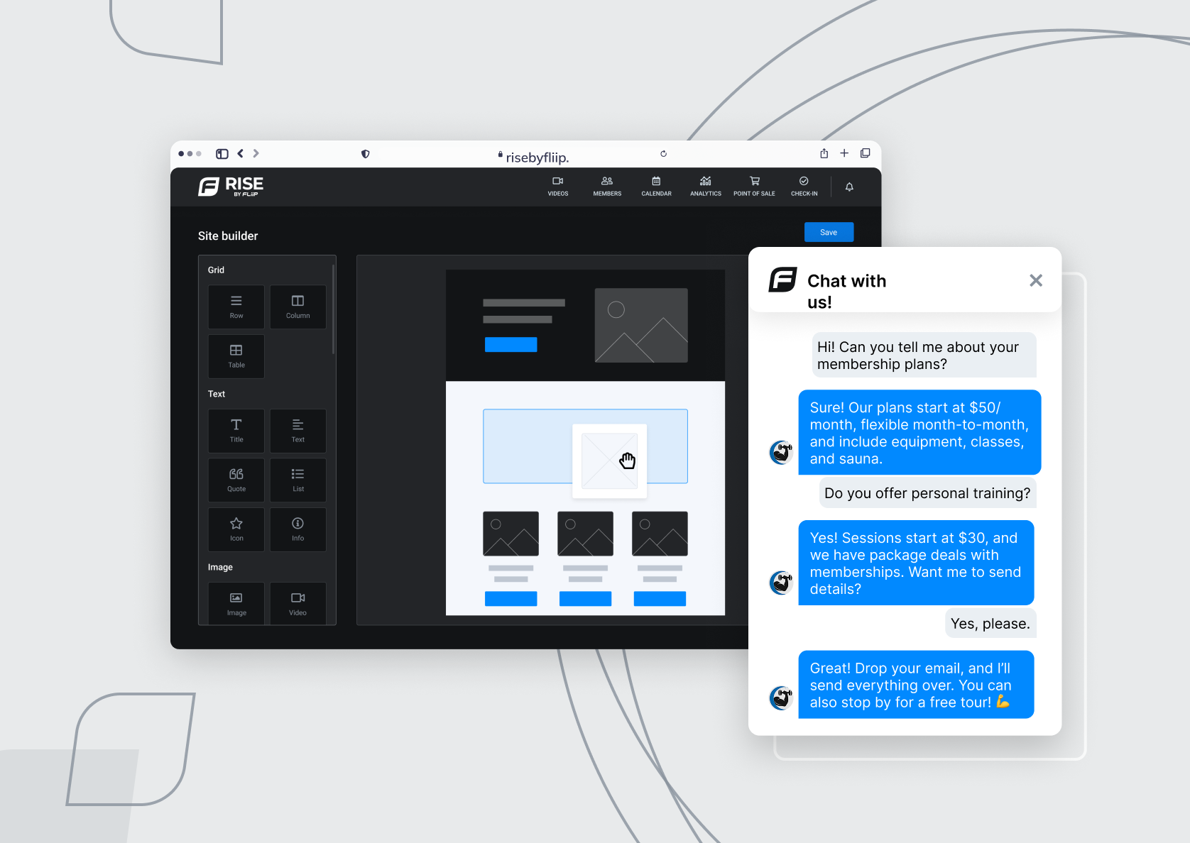 FLiiP Convert website visitors