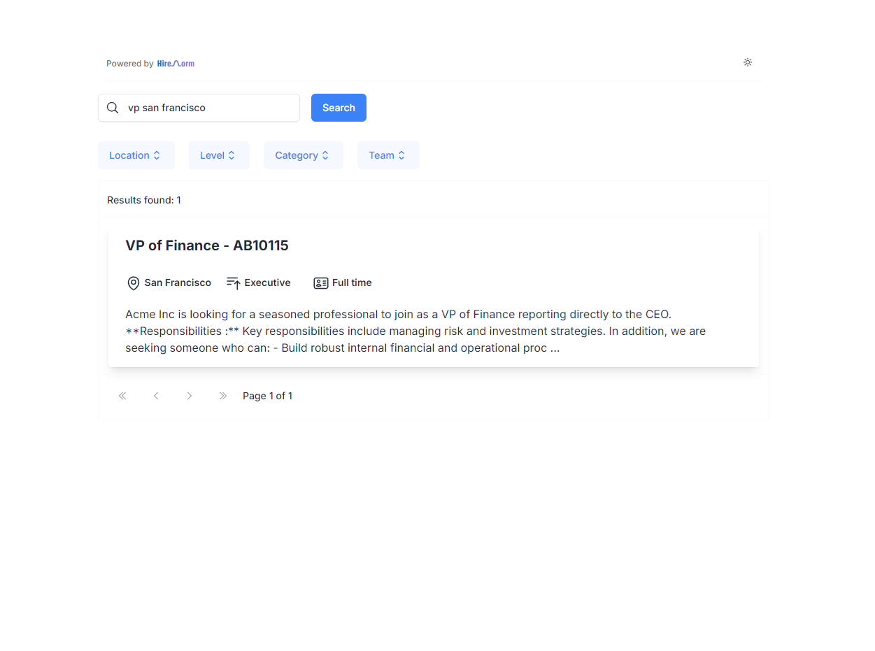 HireNorm Job Search Engine
