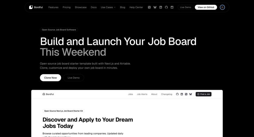 Bordful Landing Page