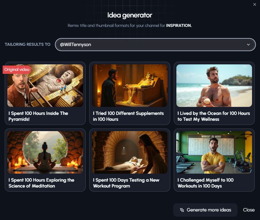 1of10 Idea Generator