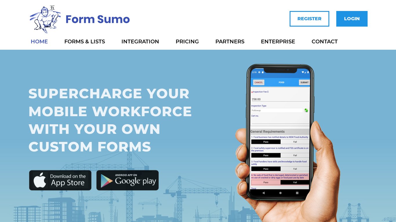 Form Sumo Landing page