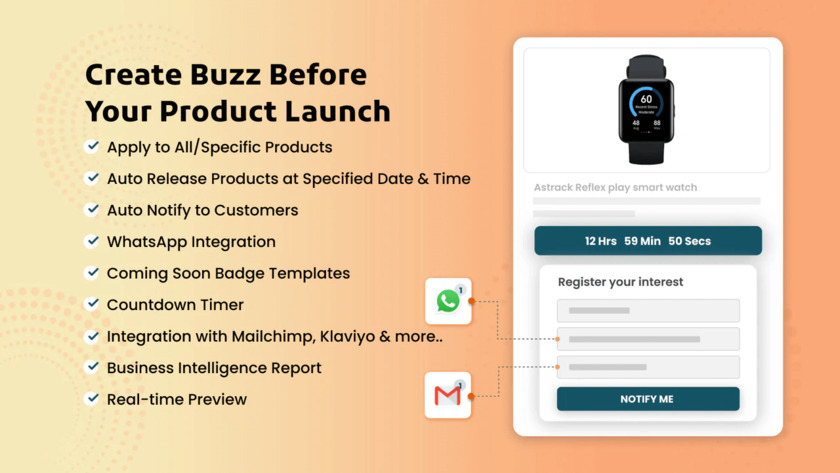SB Coming Soon Product‑PreSale Landing Page