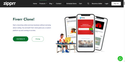 Zipprr Fiverr Clone image