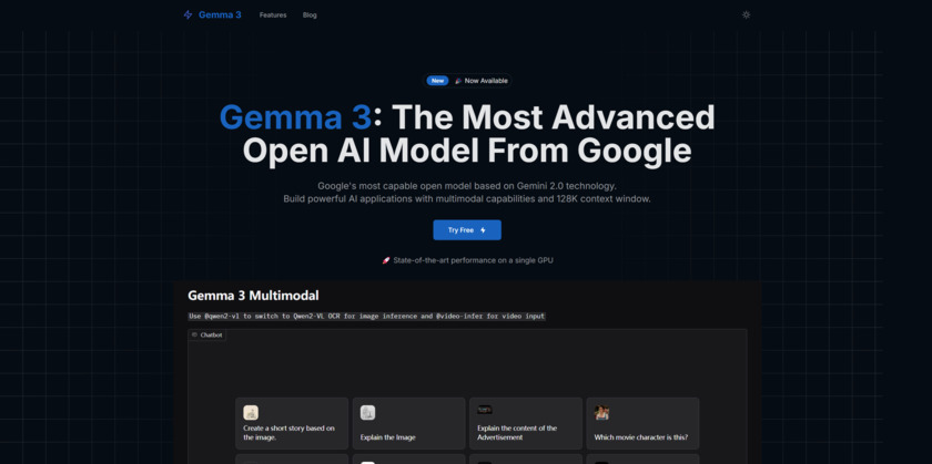 Gemma3.co Landing Page