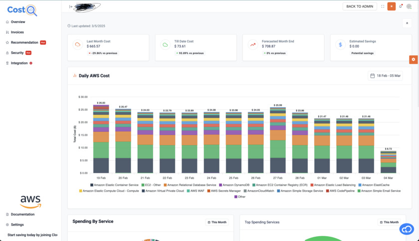 CostQ.ai Landing Page