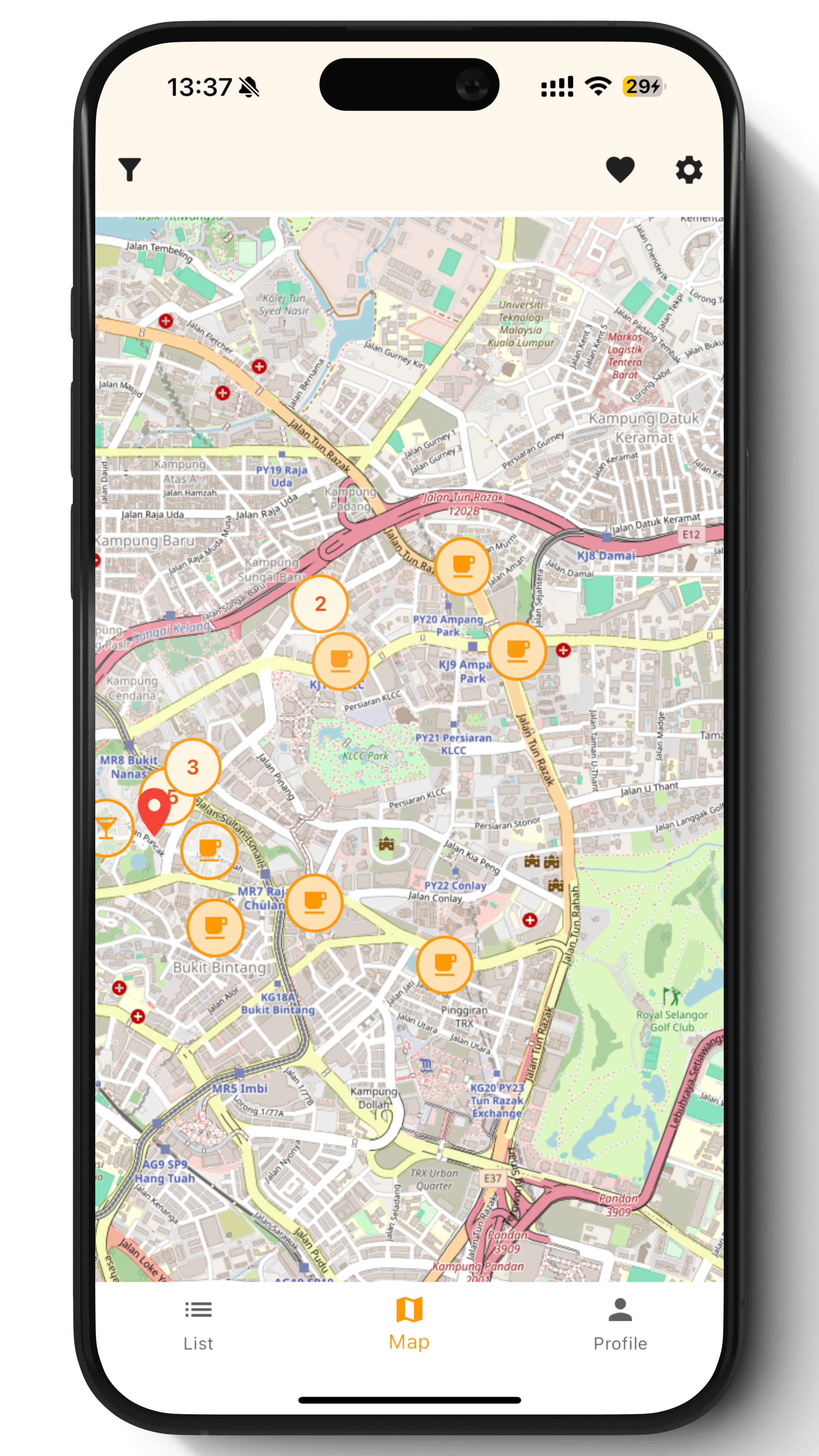 Twork App Home View