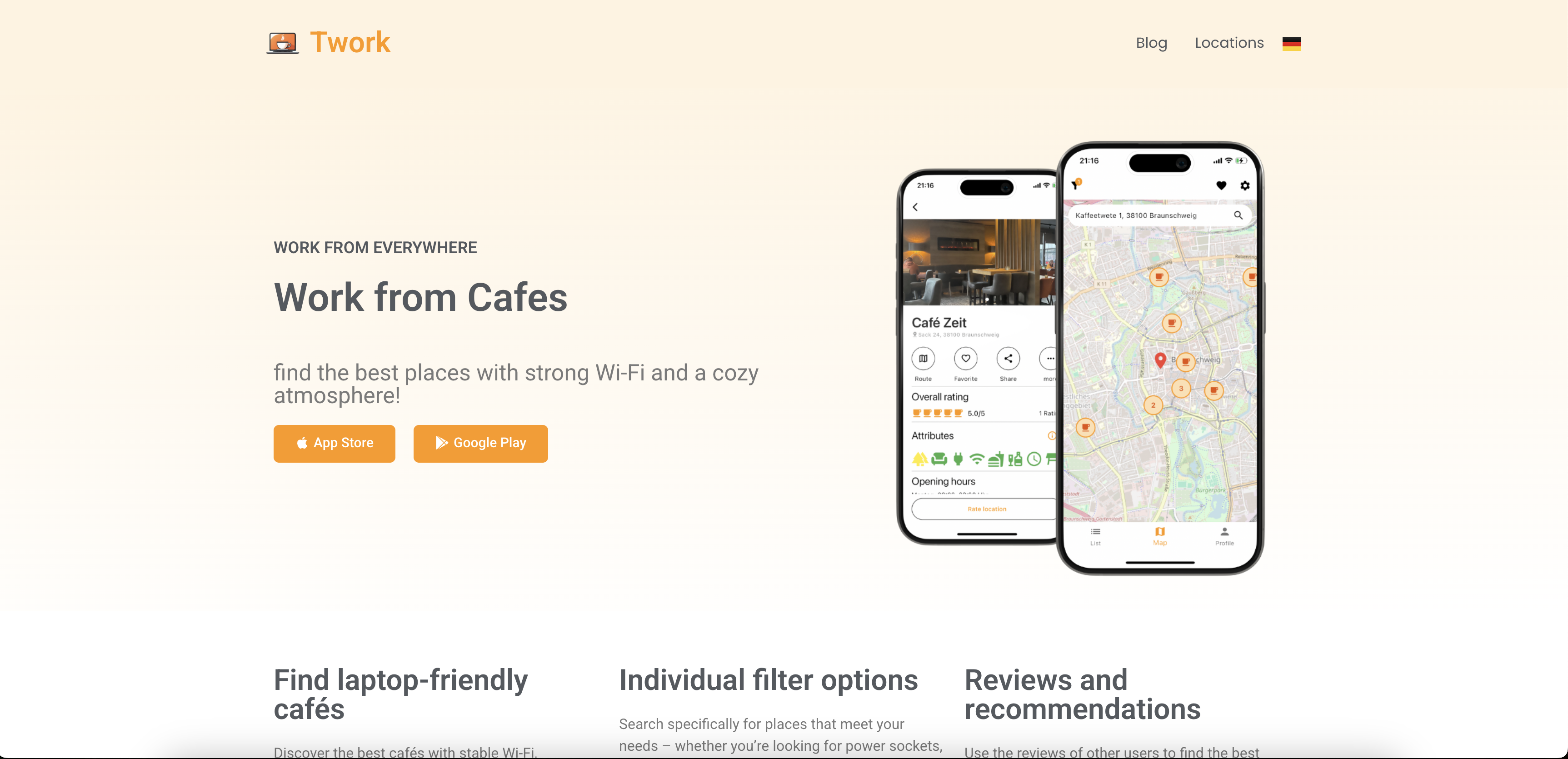 Twork App Website