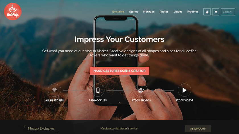 Mocup Landing Page