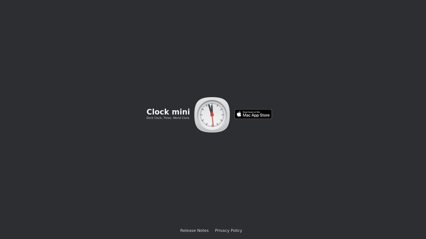 Clock mini Landing Page