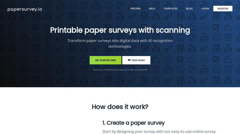 PaperSurvey.io Landing Page