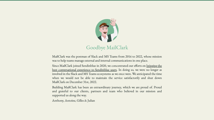 MailClark Landing Page