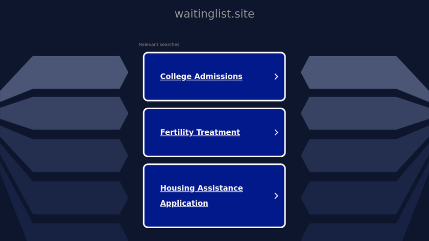 WaitingList Landing Page