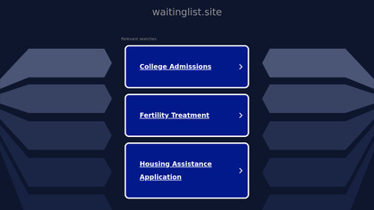 WaitingList image