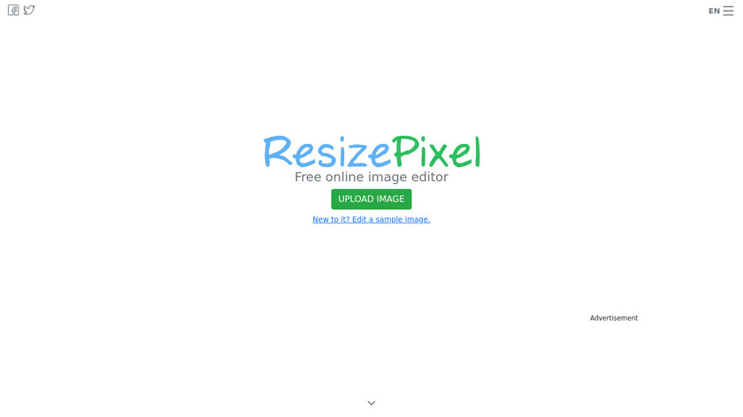 ResizePixel Landing Page