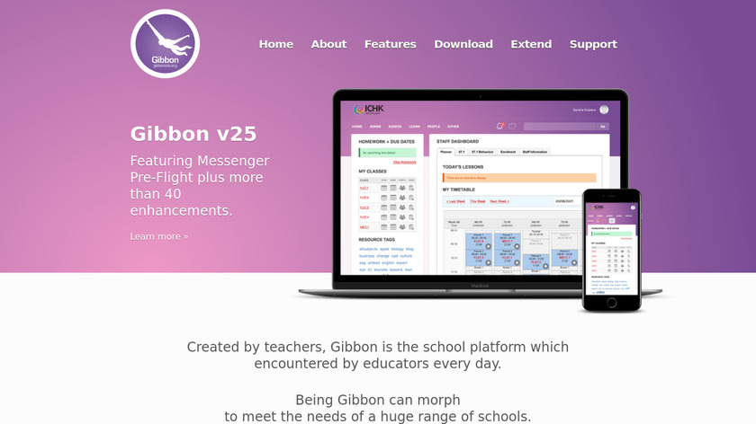 Gibbon Landing Page