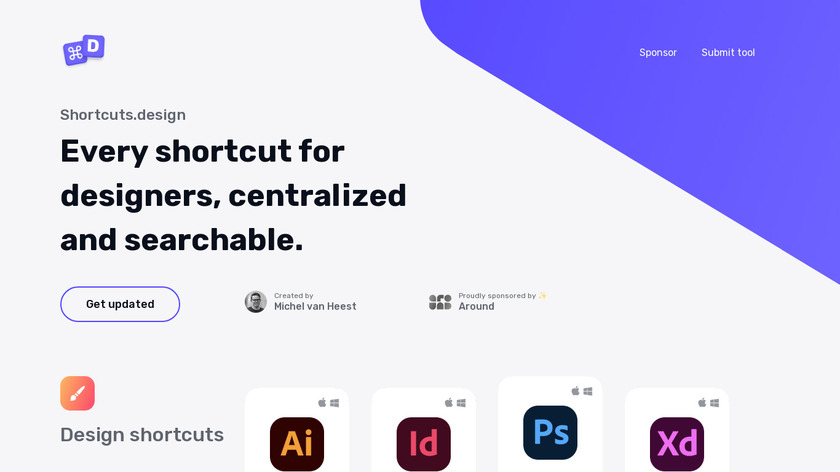 Shortcuts.design Landing Page