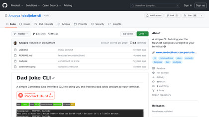 Dad Joke CLI image