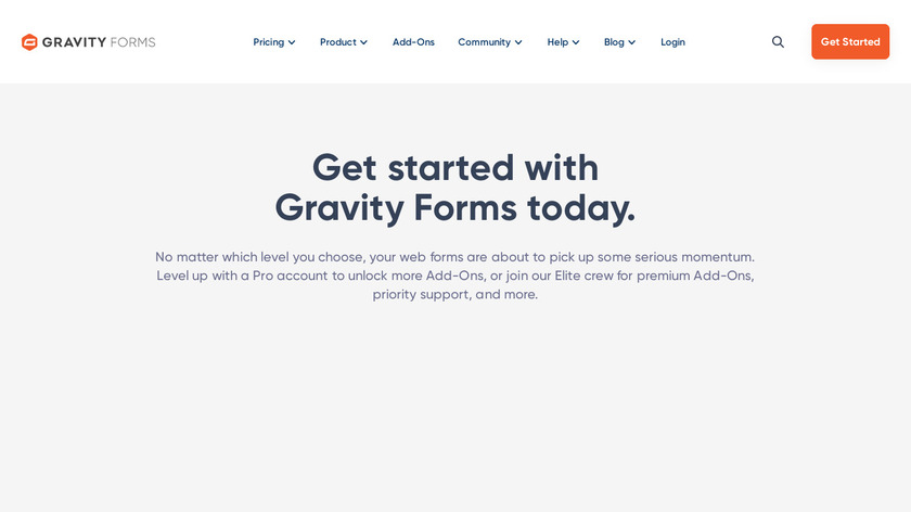 Gravity Forms Landing Page