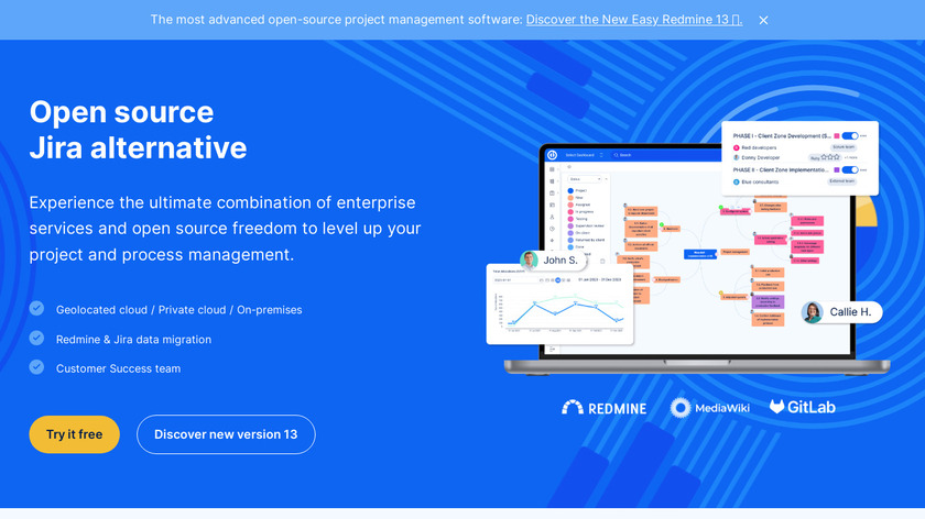 Easy Redmine Landing Page